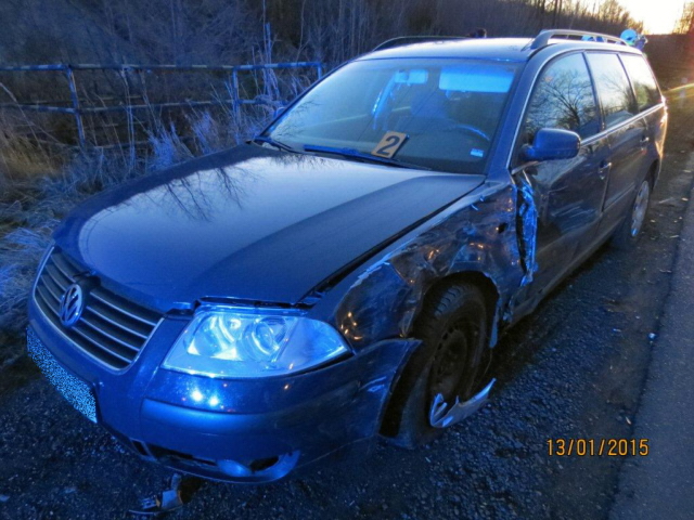 1.DN - Poškozené vozidlo značky Volkswagen