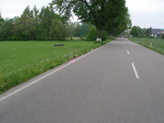 15.5.2009 - u Králík, motocykl x terénní automobil