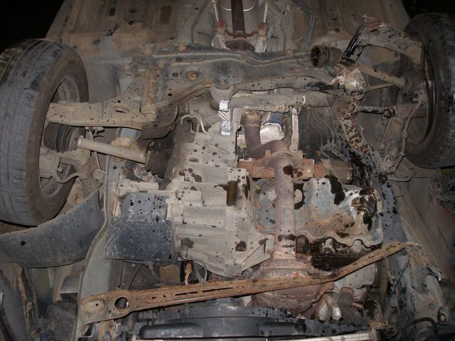 22.9.2009 - Dolní Čermná, střet Ford x mostek