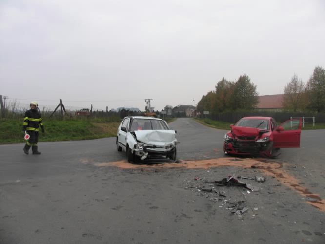 Dopravní nehoda u obce Druhanice 