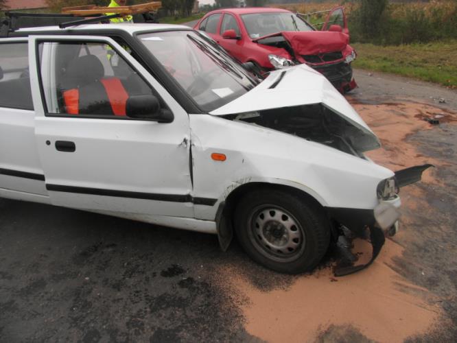 Dopravní nehoda u obce Druhanice 7. 10. 2013 