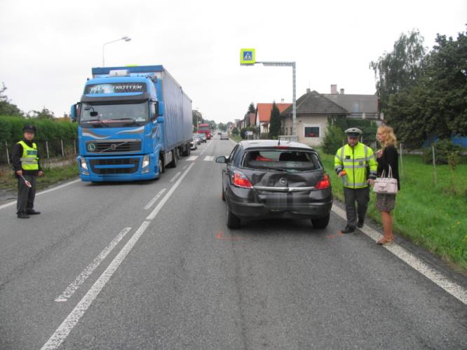 Dopravní nehoda - obec Horky na Čáslavsku