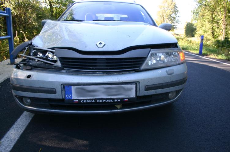 DN - Terezín - poškození vozidla