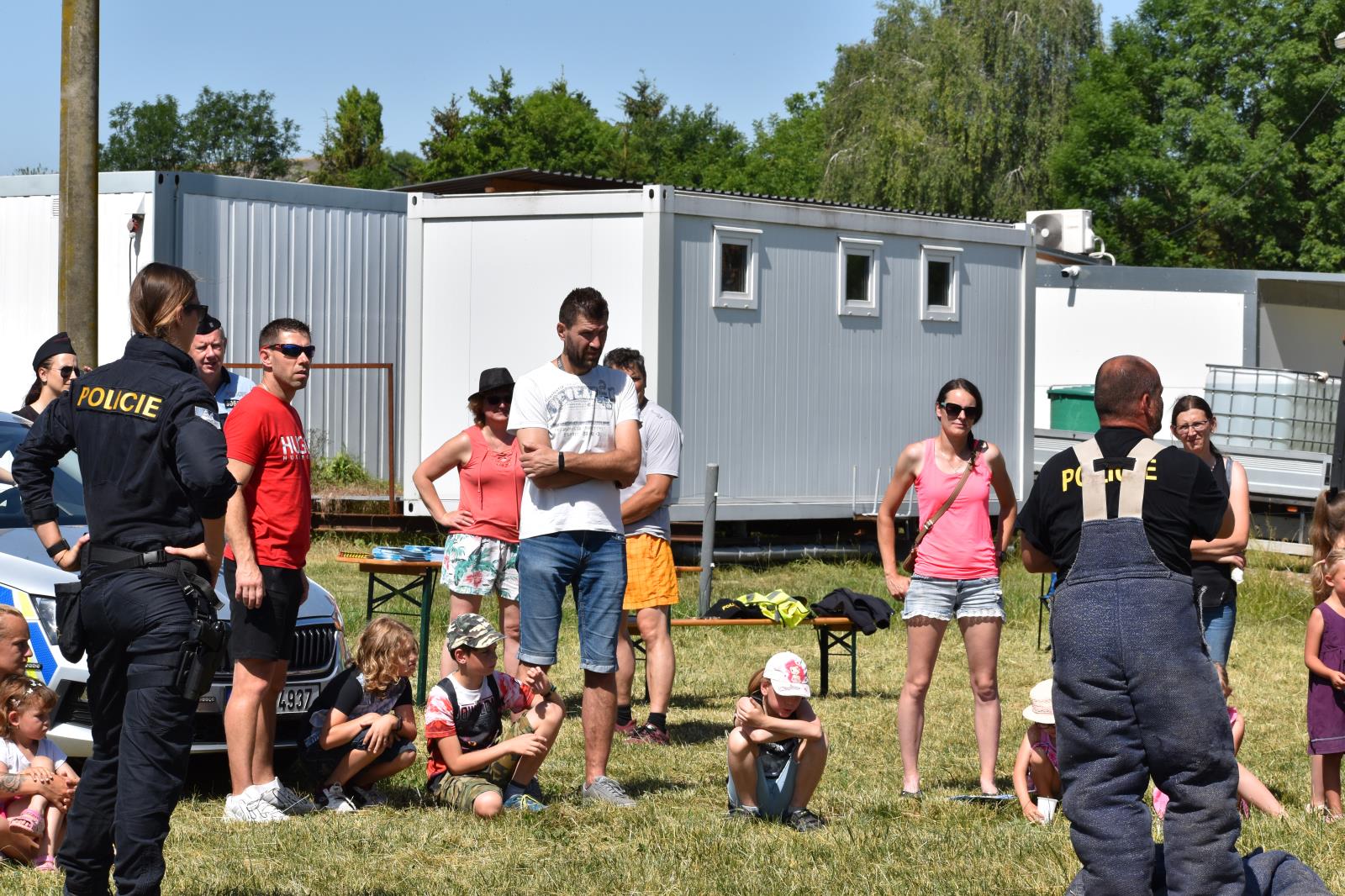 Dětský den s policií v obci Žižice na Slánsku