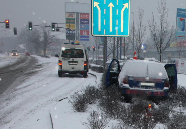 Foto: PČR DI FM/dopravní nehoda Třinec
