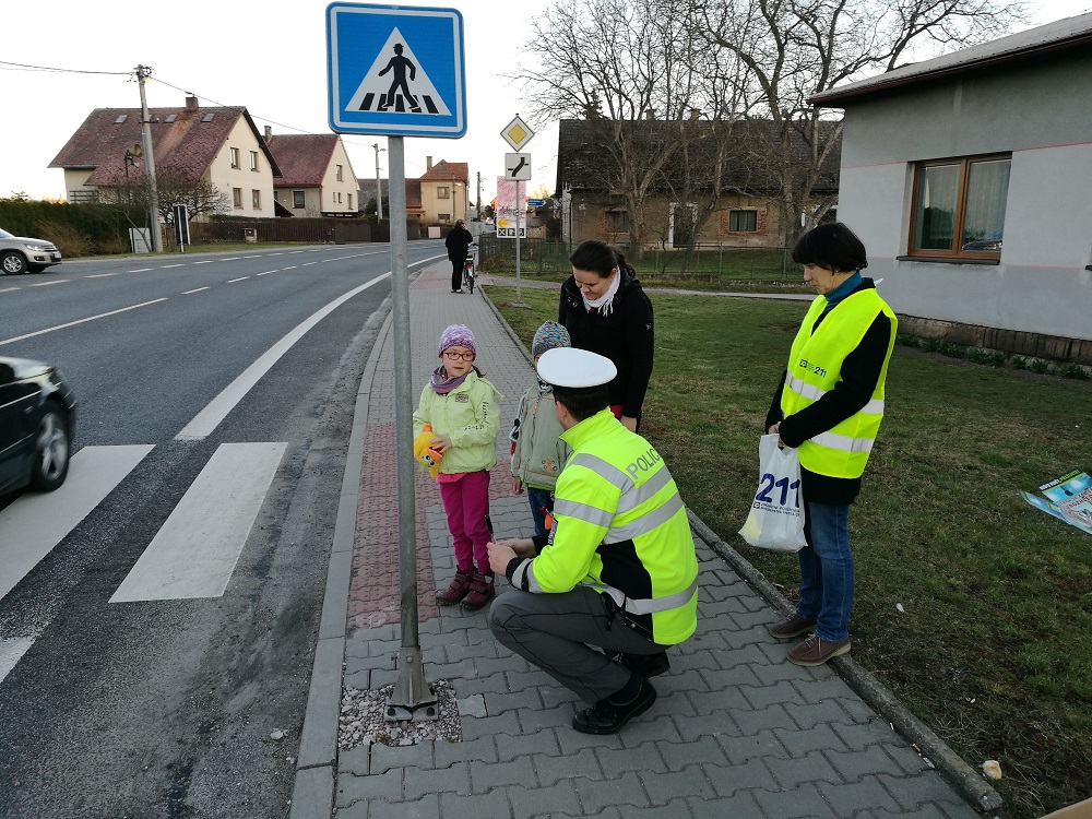 Dopravní akce "Zebra se za Tebe nerozhlédne" - duben 2018