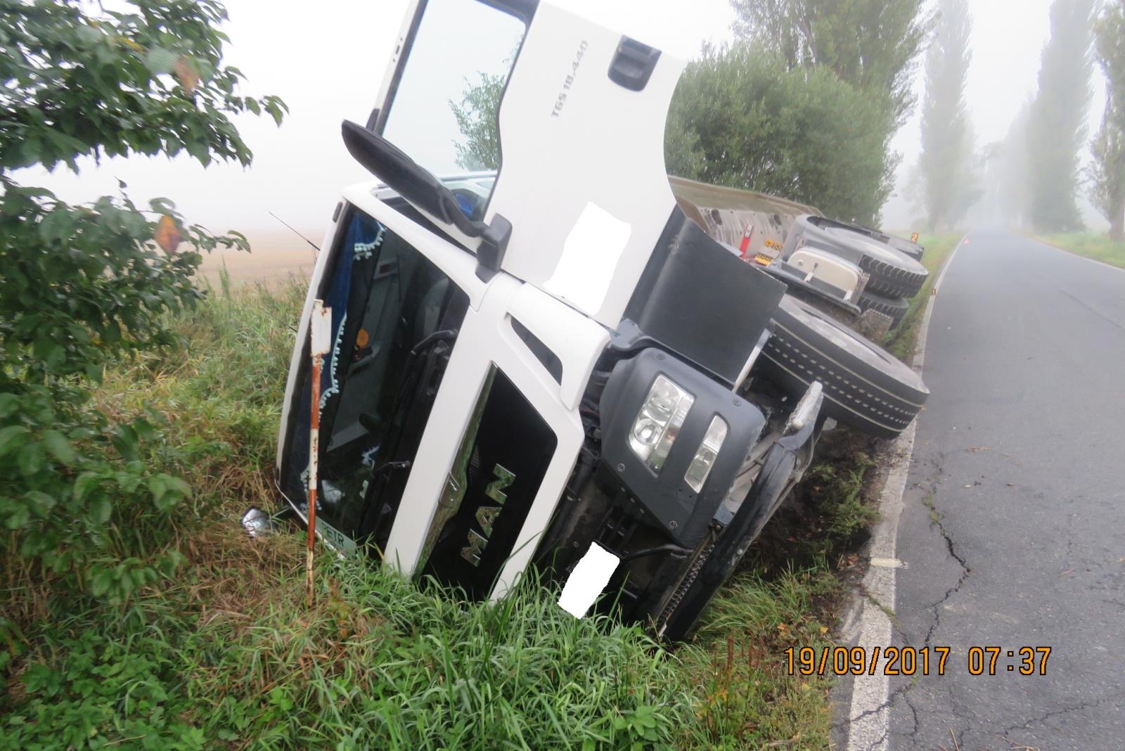 Dopravní nehoda - Chotiměř - 19.09.2017