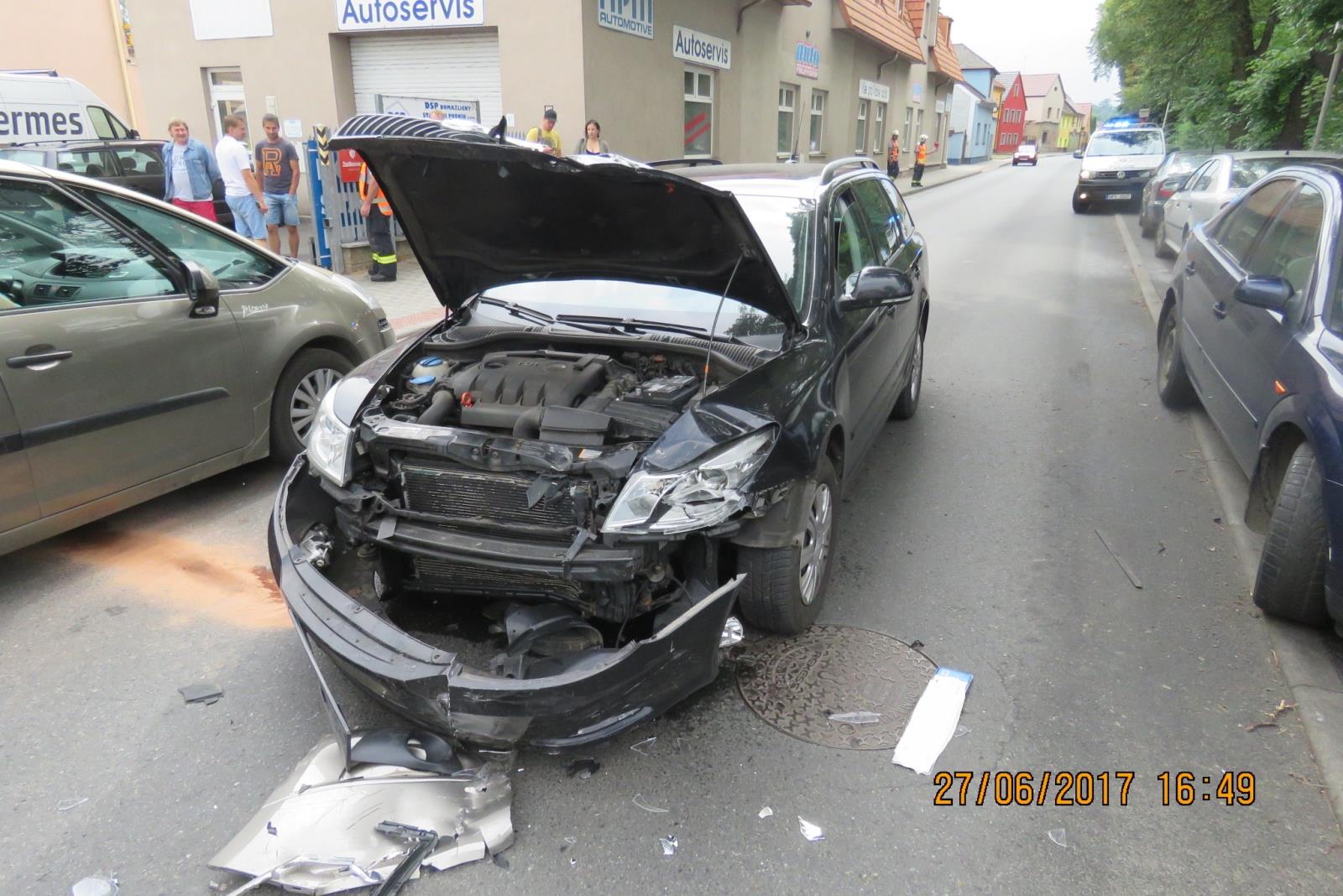Dopravní nehoda - Domažlice - 27.06.2017