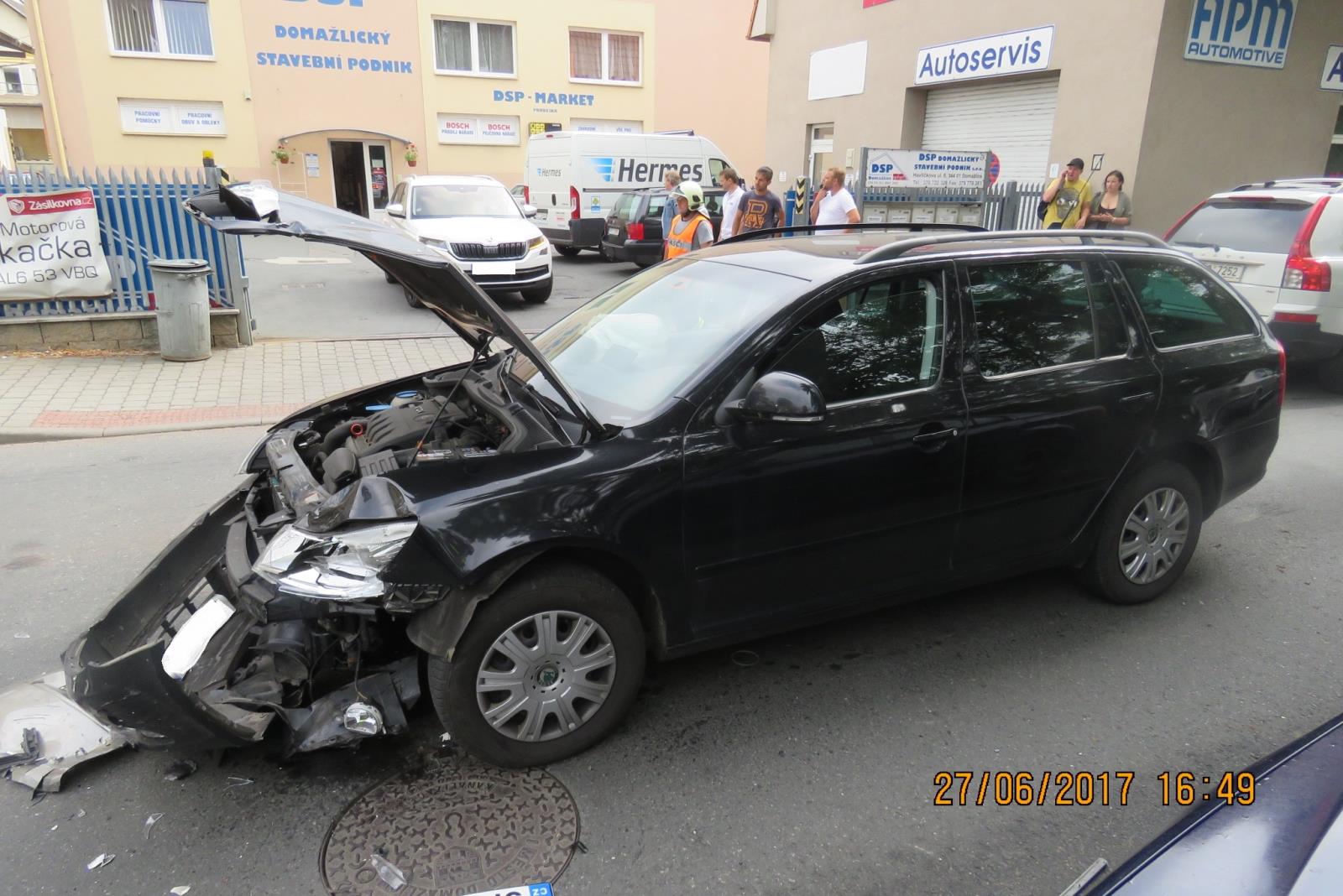 Dopravní nehoda - Domažlice - 27.06.2017