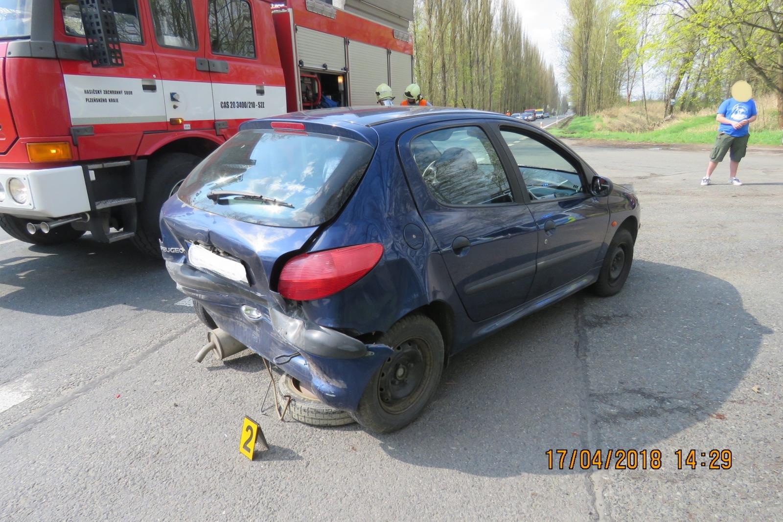 Dopravní nehoda - Kout na Šumavě - 17.04.2018
