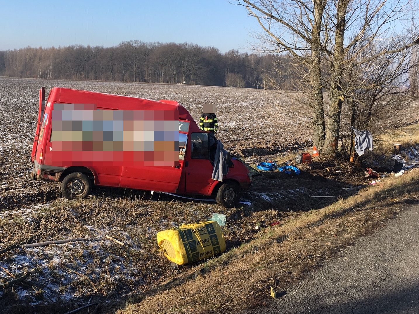 Dopravní nehoda Sadová/Lípa - 21. ledna 2019