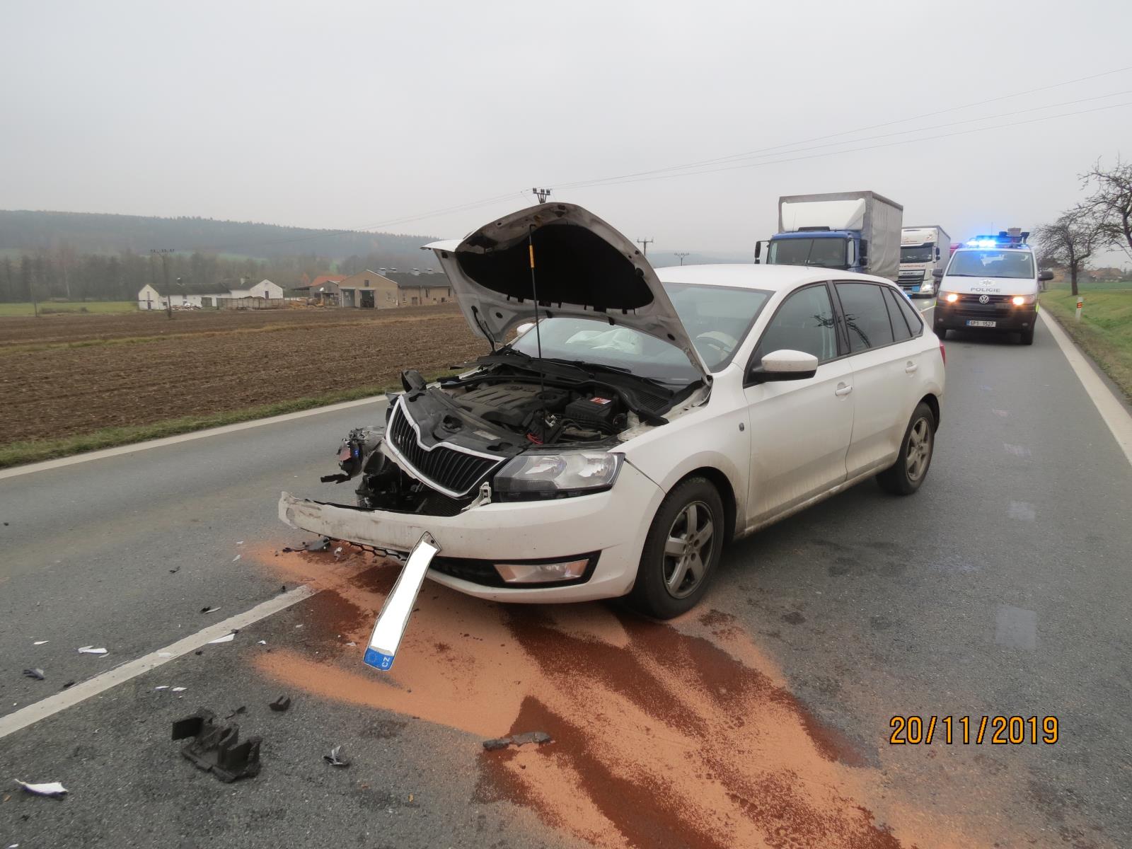 Dopravní nehoda - Staňkov - 20.11.2019
