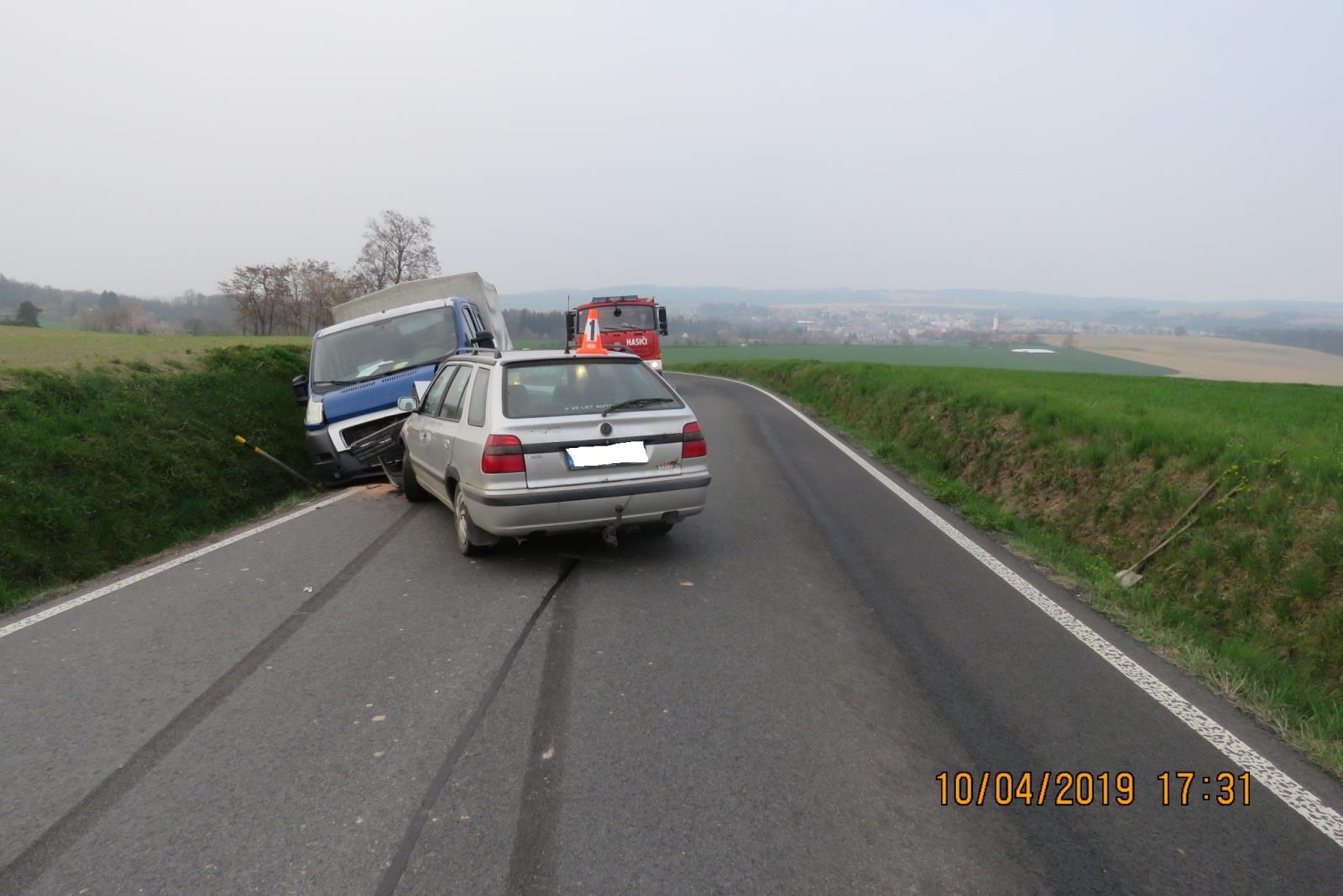 Dopravní nehoda - Tlumačov - 10.04.2019