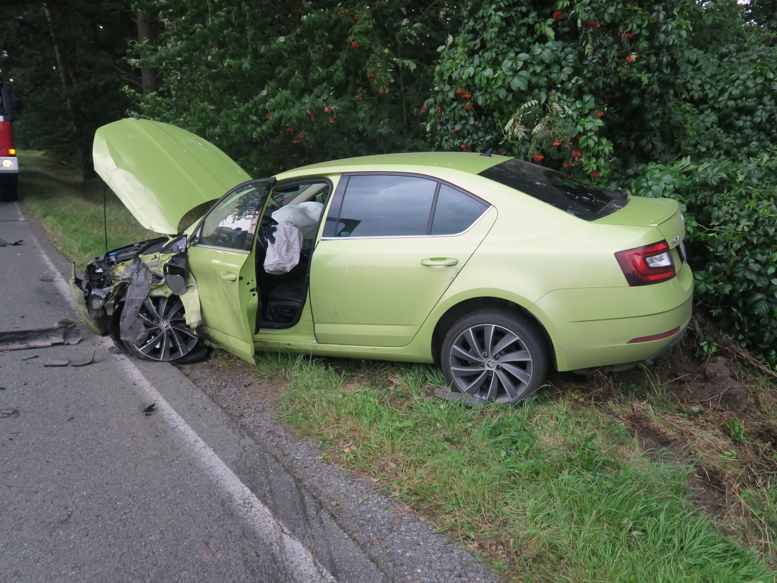 Dopravní nehoda - Všeruby - 15.08.2020