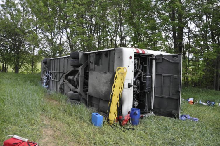 Dopravní nehoda autobusu