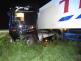 Dopravní nehoda kamionu na Velvarsku