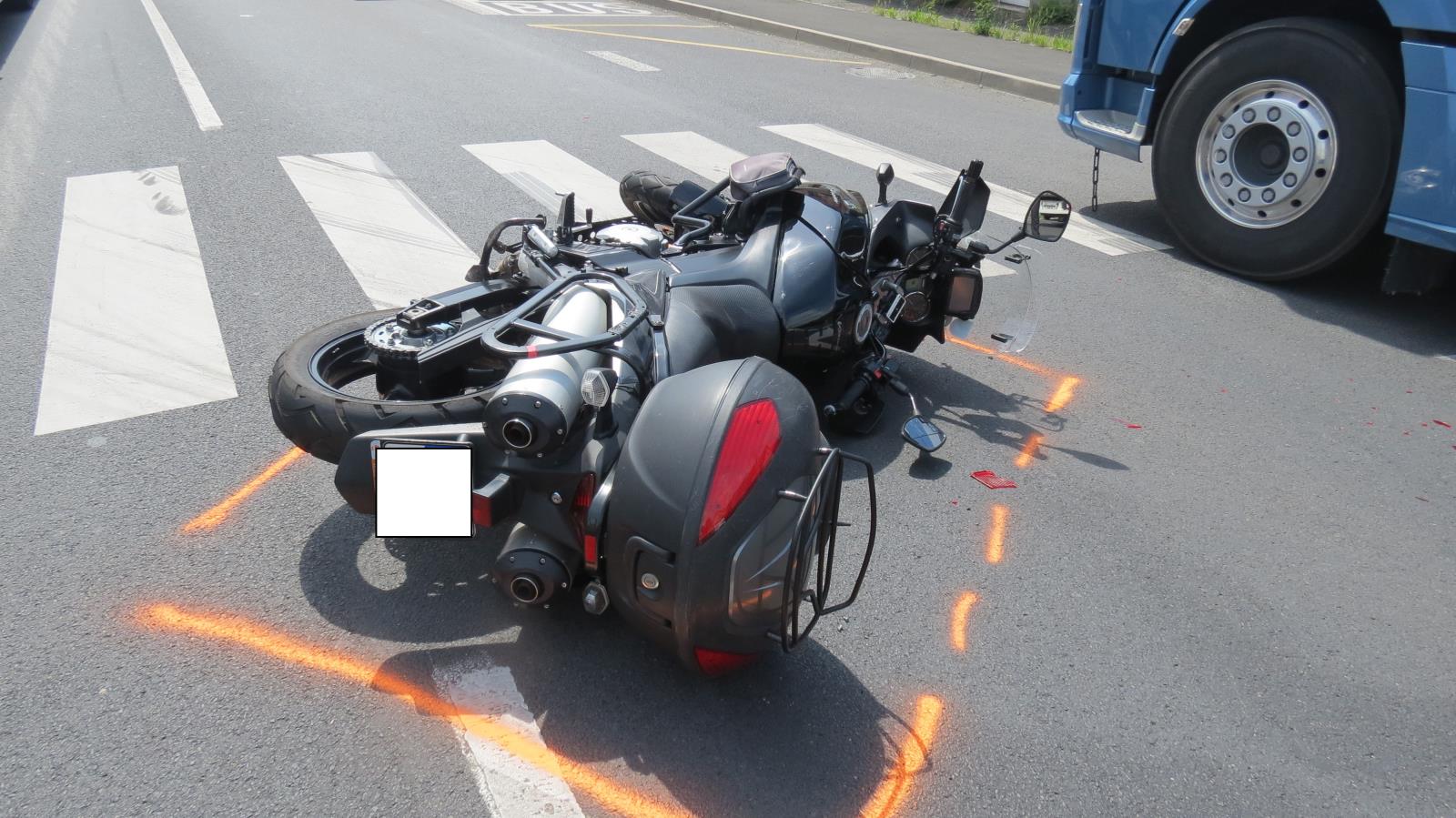 Dopravní nehoda - motocykl