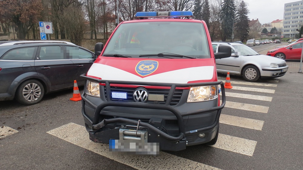 Dopravní nehoda v Jičíně ze dne 23. 12. 2017
