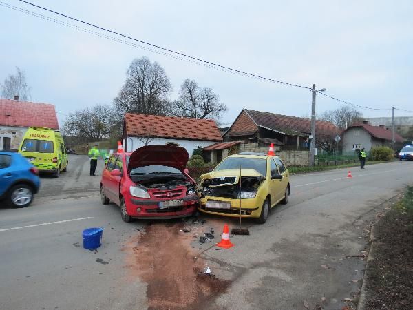 Dopravní nehoda v obci Střevač ze dne 07. 11. 2017