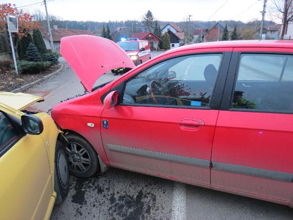 Dopravní nehoda v obci Střevač ze dne 07. 11. 2017