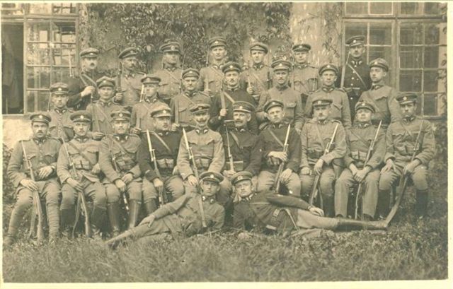 Fotografie četníků z roku 1919