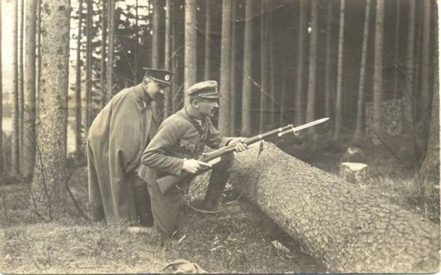 Fotografie četníků z roku 1919