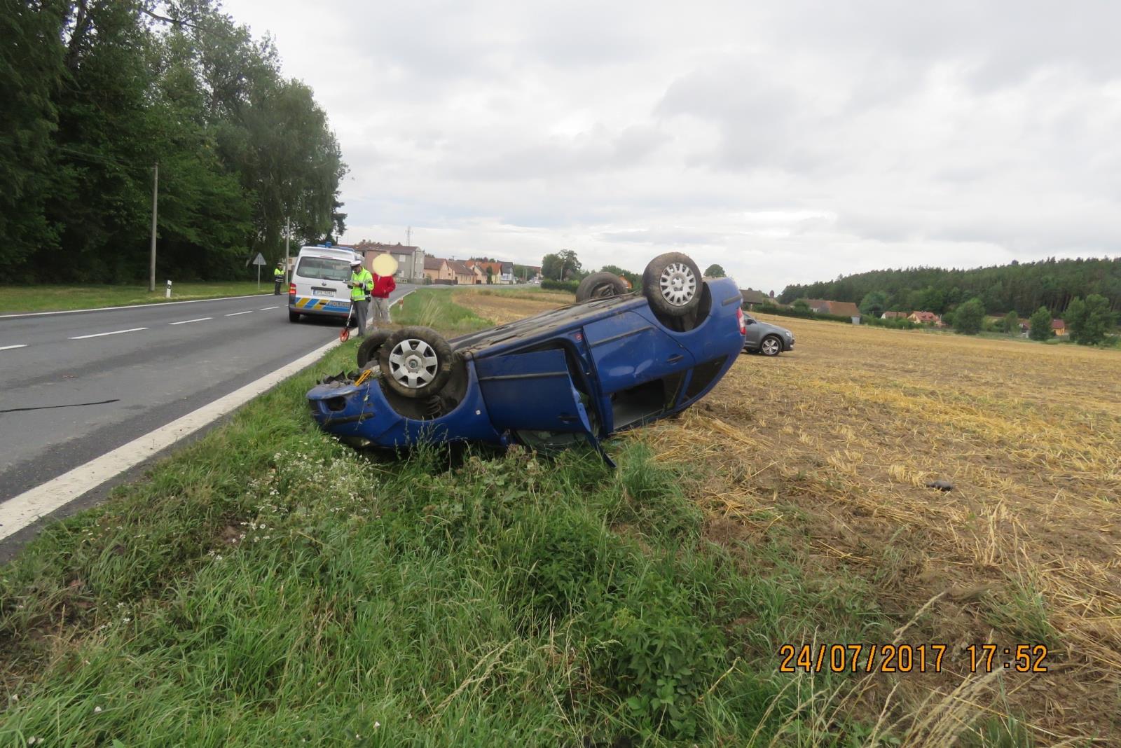 Havárie - Březí - 24.07.2017