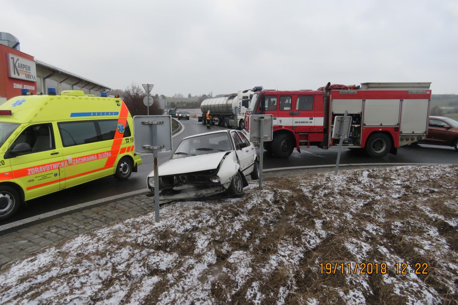 Havárie - Domažlice - 19.11.2018