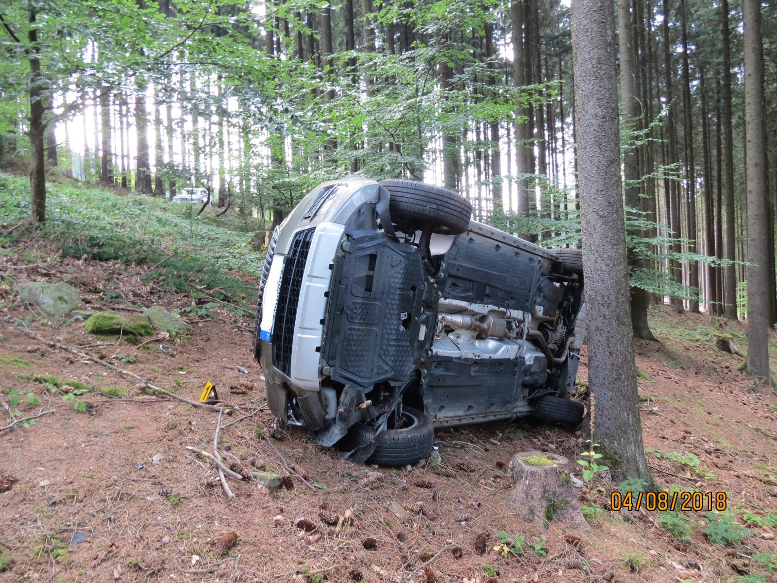 Havárie - Jindřichova Hora - 04.08.2018