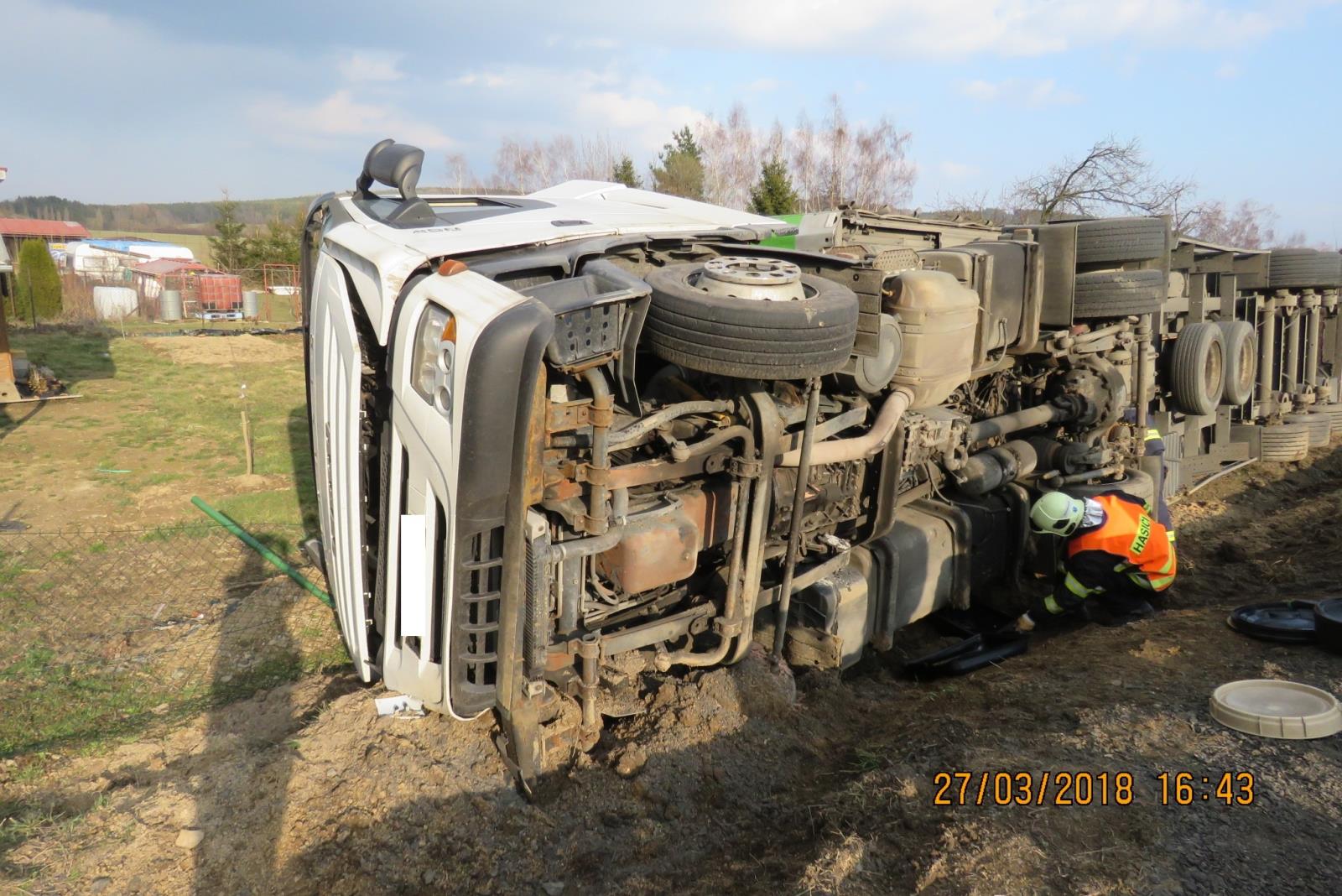 Havárie - Klenčí pod Čerchovem - 27.03.2018