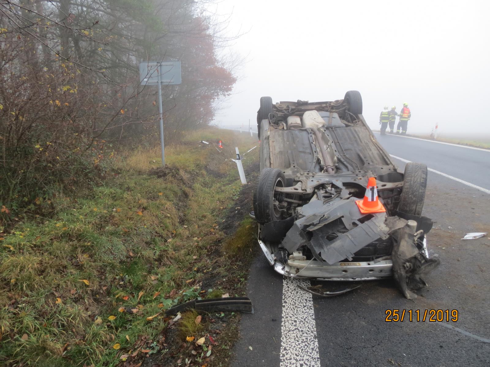 Havárie - Vidice - 25.11.2019