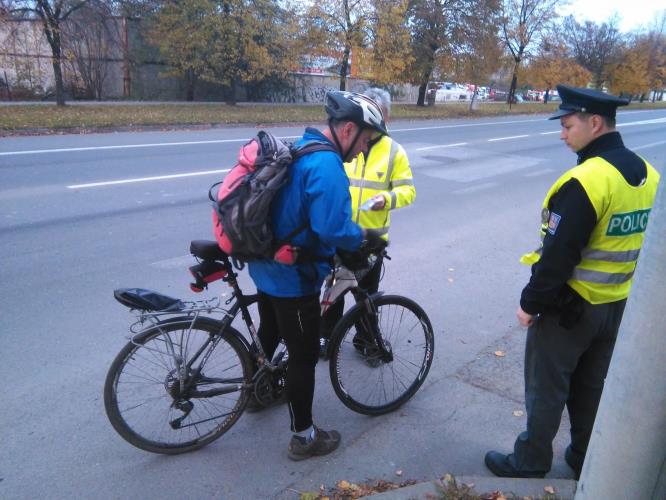 Kontrola cyklistů