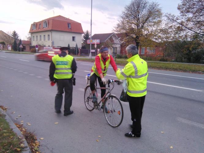 Kontrola cyklistů