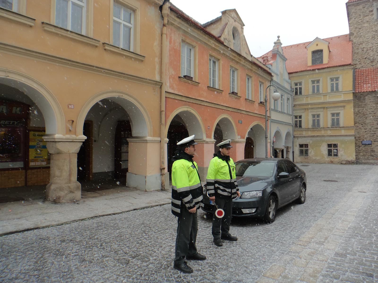 Měření rychlosti v Domažlicích