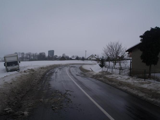 Místo dopravní nehody Přestavlky