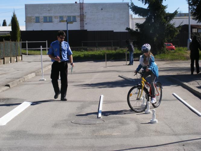 Oblastní kolo soutěže Mladý cyklista J.Hradec.JPG