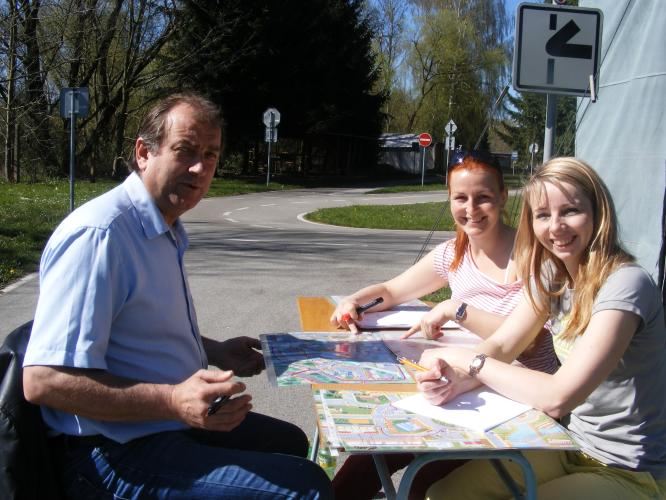 Oblastní kolo soutěže Mladý cyklista J.Hradec.JPG