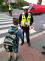 Opava - dopravní policisté u přechodu pro chodce