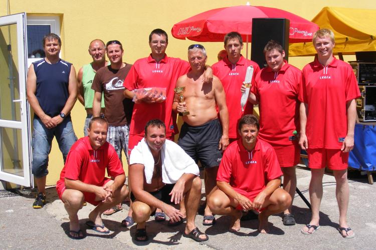 Plážový fotbal - 16. 7. 2011 - vítězný team