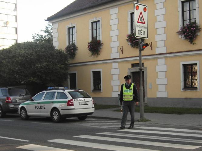 Planá nad Lužnicí přechod přes hl. sil. 1/III před ZŠ.JPG