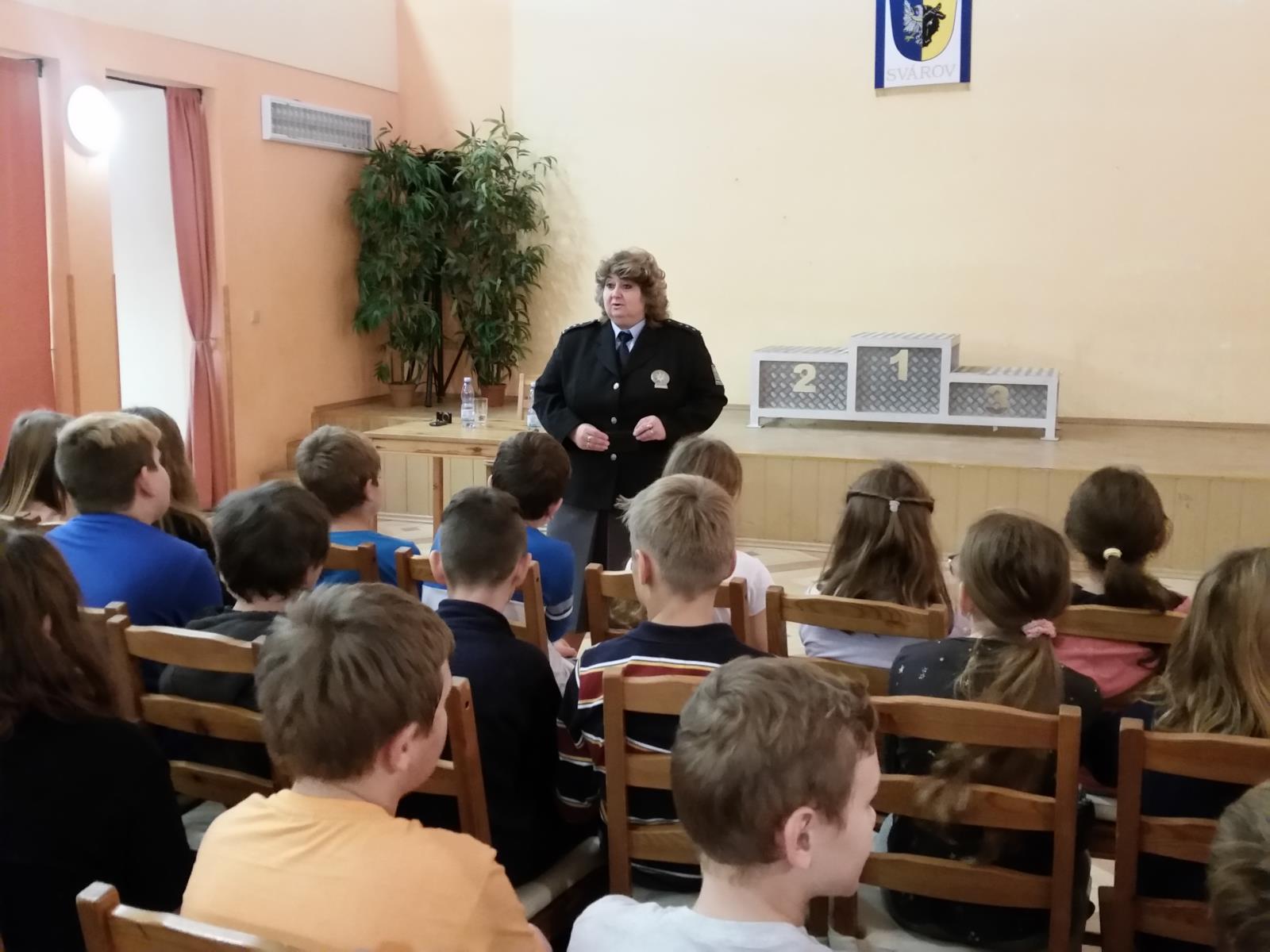 Policejní besedy v základních školách na Kladensku