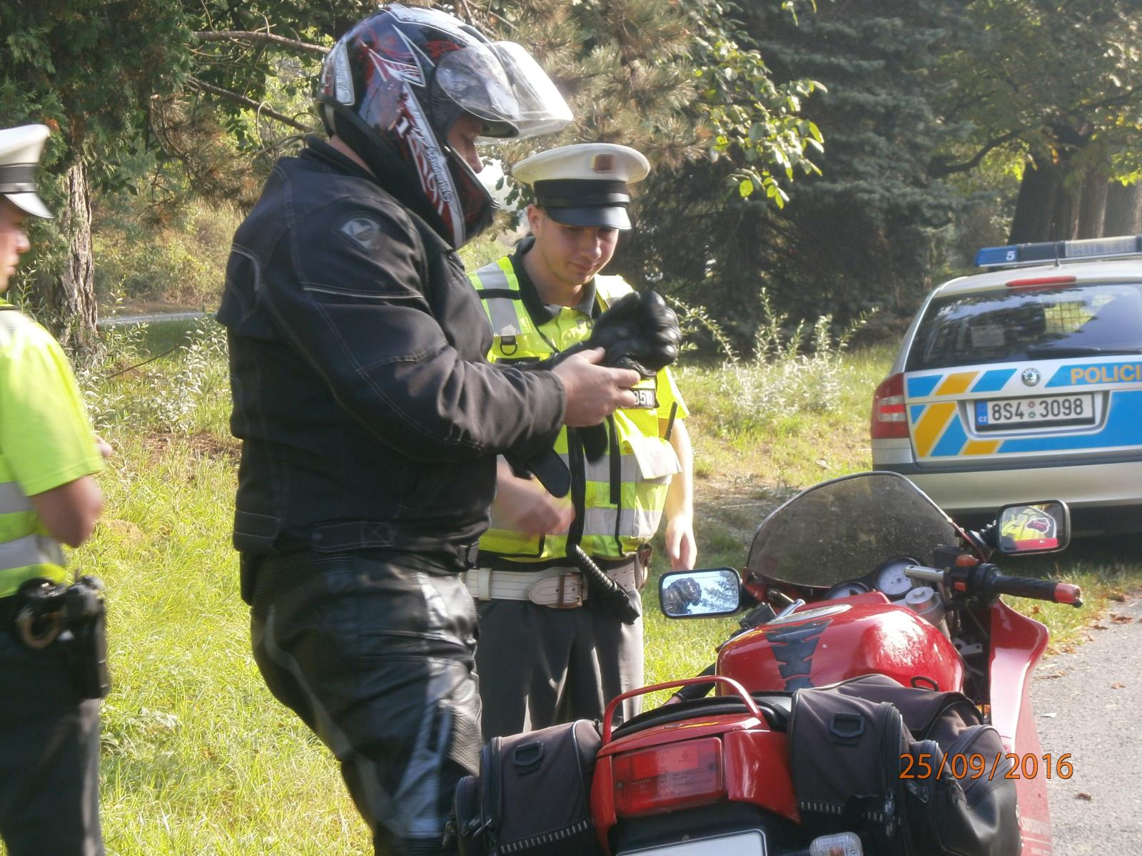 Policejní dohled nad motocyklisty