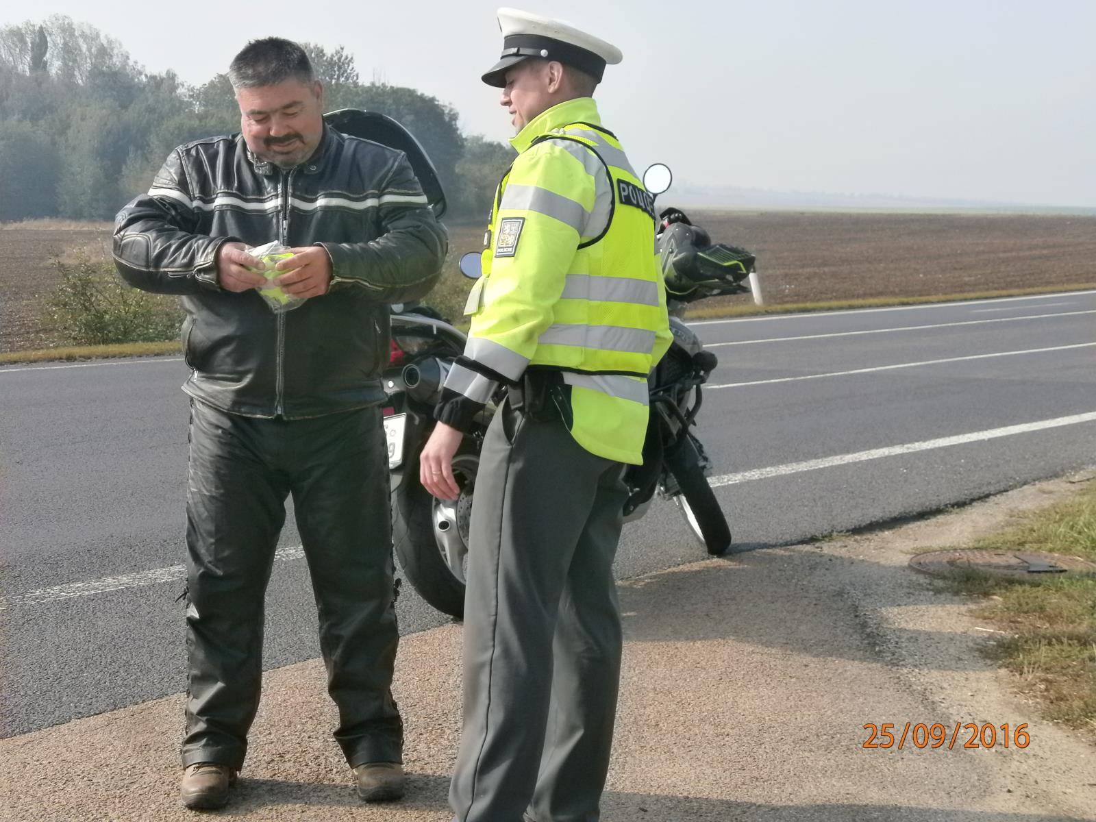 Policejní dohled nad motocyklisty