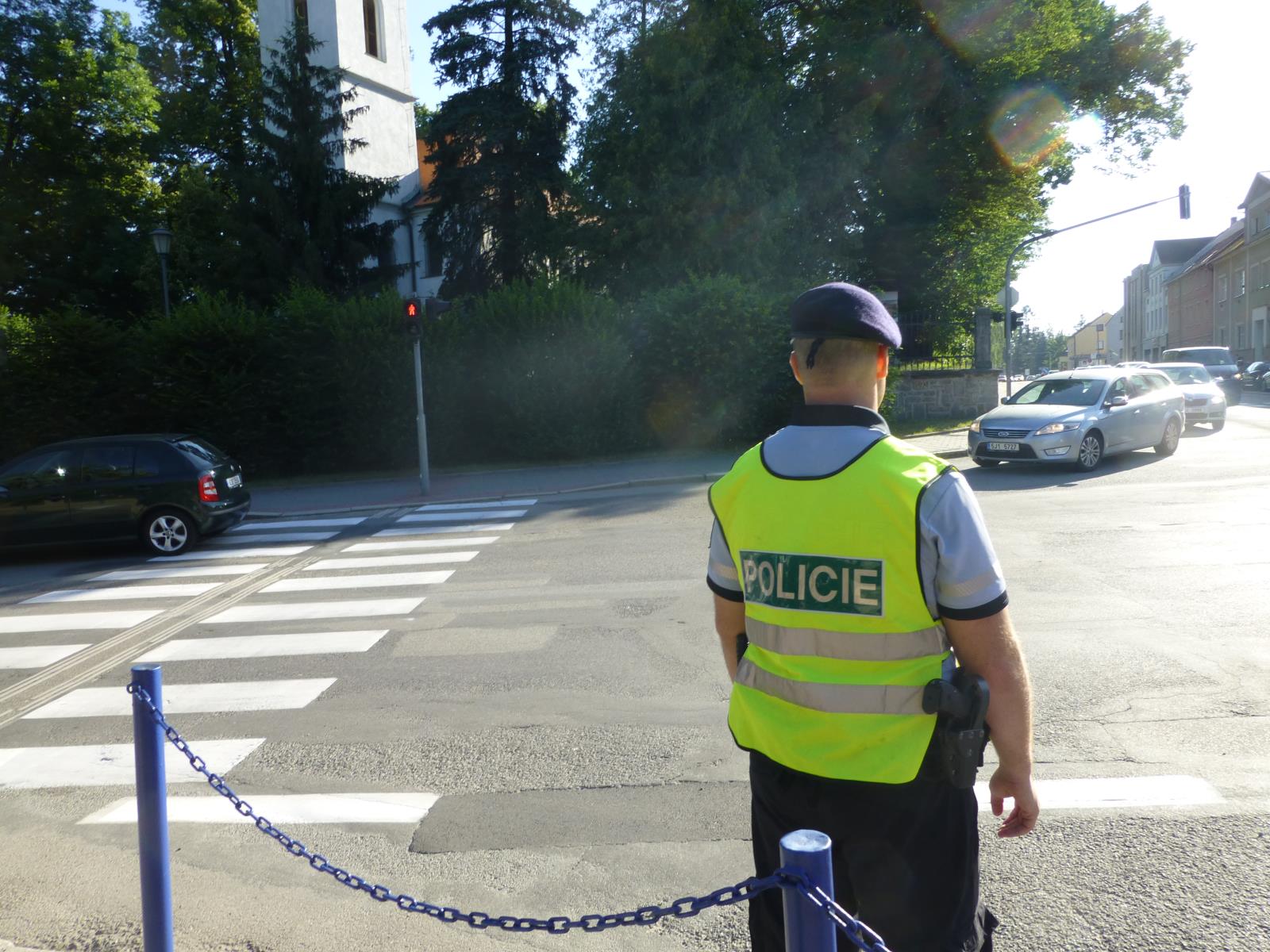 Policisté dohlíželi na bezpečnost u základních škol