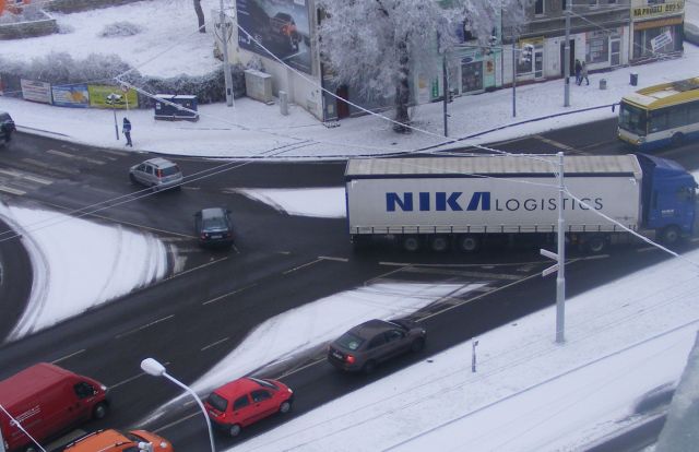 Policisté kontrolovali průjezd křižovatkami