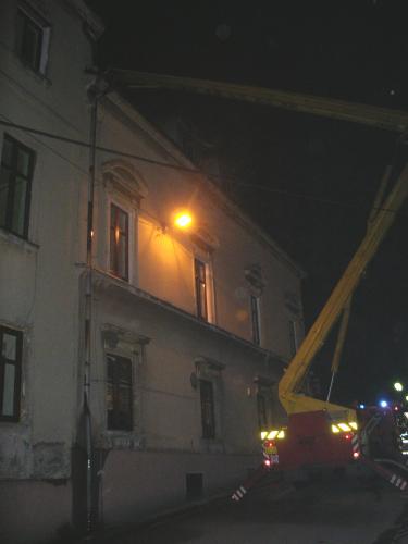 Požár restaruace v Žamberku