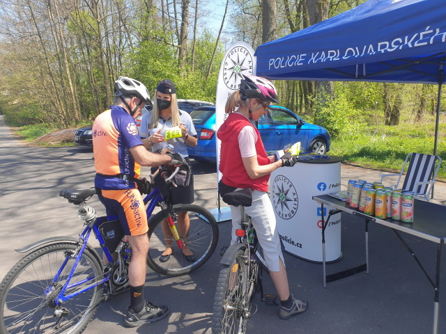 Preventivní akce zaměřená na cyklisty