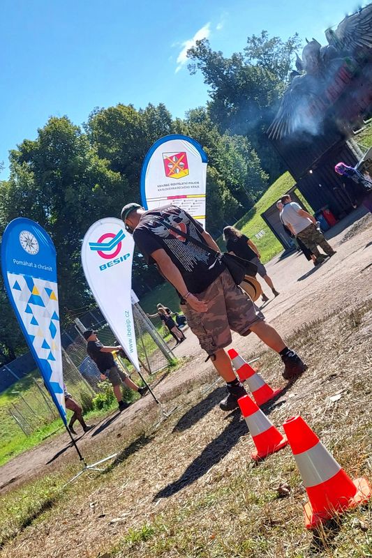 Preventivní činnost na josefovském festivalu - Jaroměř - 10.8.2023