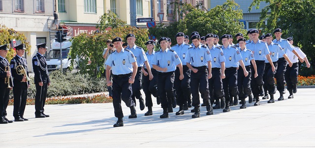 Slavnostní sliba a ocenění policistů