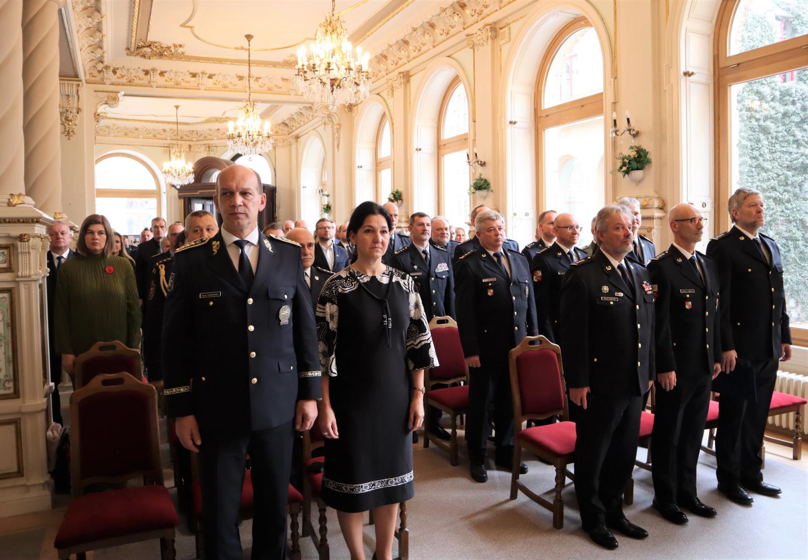 Slavnostnímu aktu byl přítomen policejní prezident genpor. Martin Vondrášek.JPG